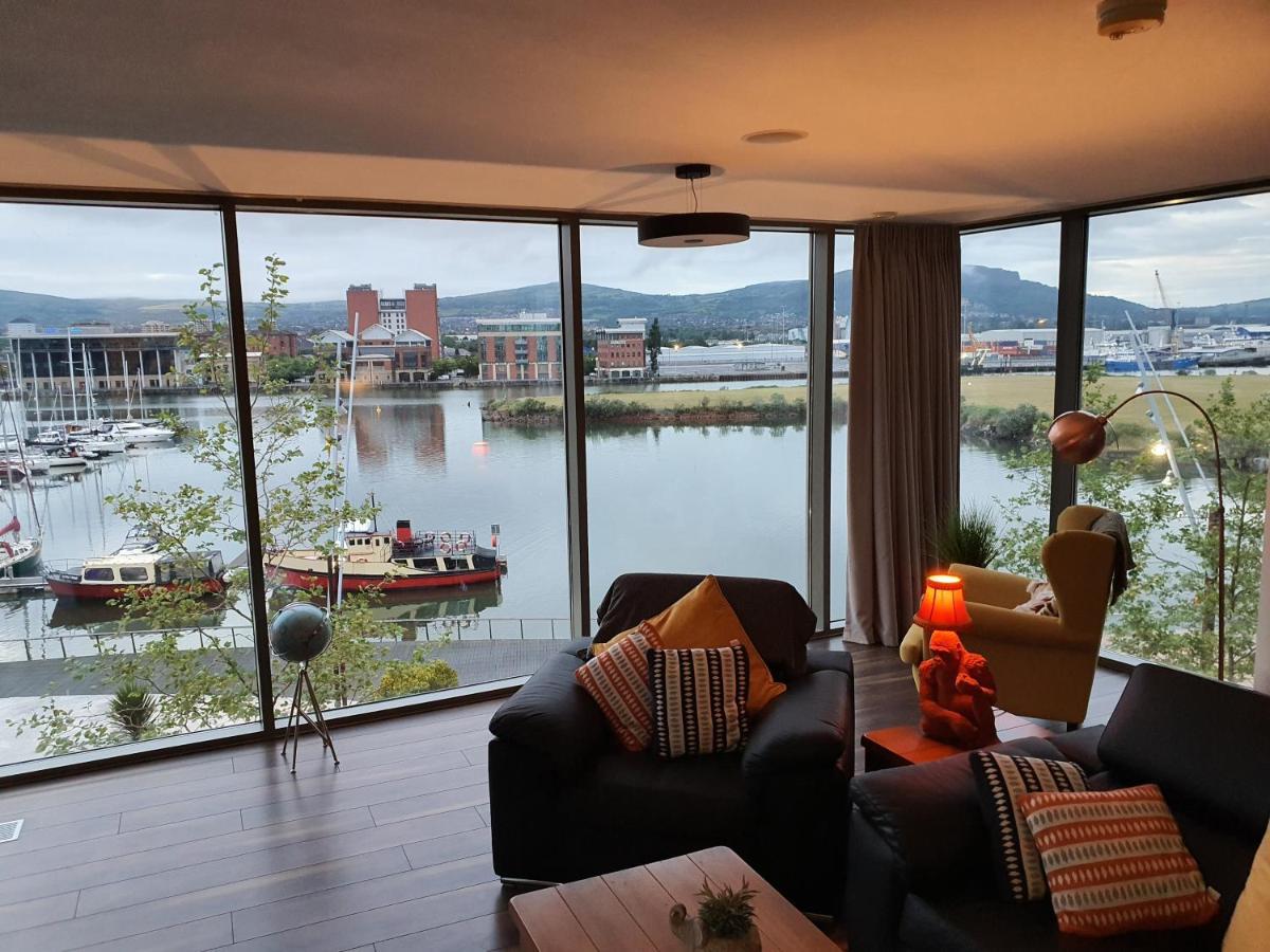 بلفاست Luxury Apartment Marina Views At Titanic Quarter المظهر الخارجي الصورة